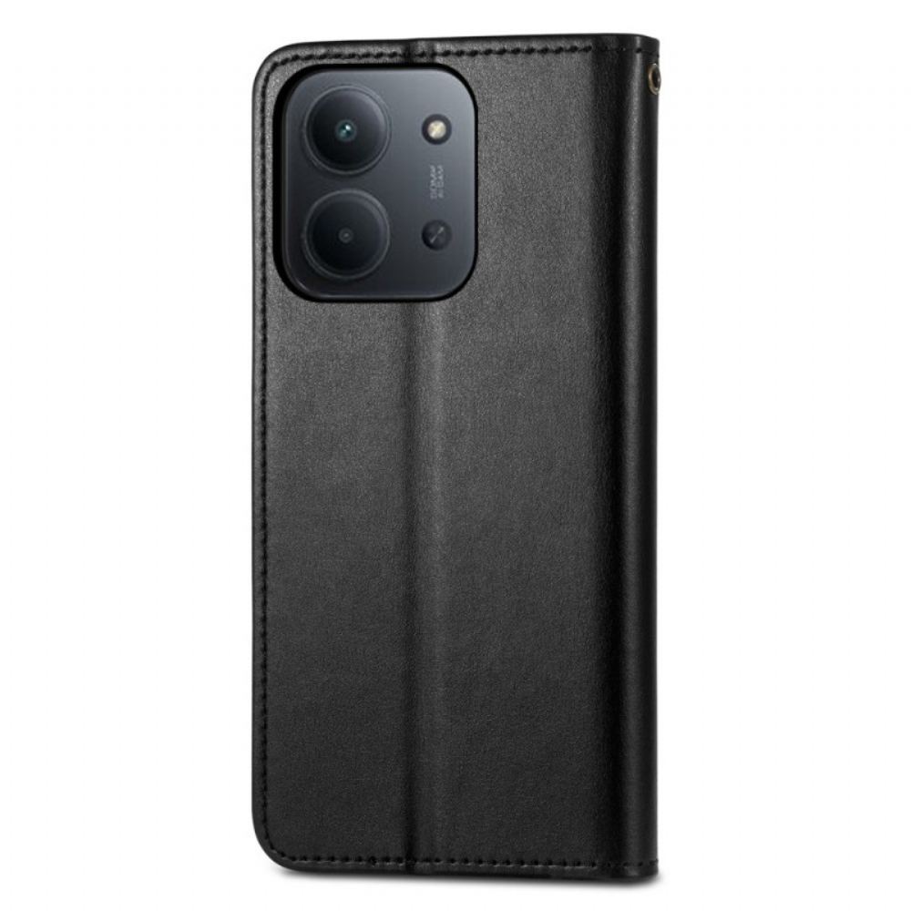 Kožený Kryt Poco C85 Vintage Spona