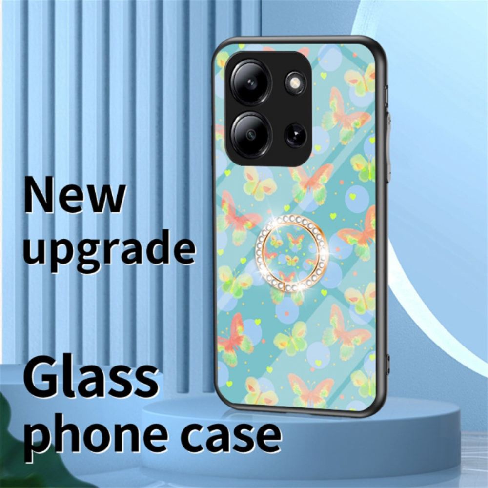 Kryt Na Poco C85 Motýl Z Tvrzeného Skla