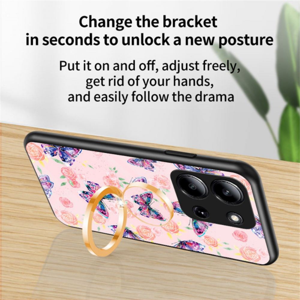 Kryt Na Poco C85 Motýl Z Tvrzeného Skla