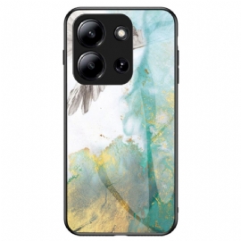 Kryt Poco C85 Mramorové Tvrzené Sklo