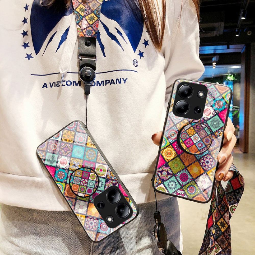 Kryt Poco C85 Patchworkový Stojánek A Šňůrka