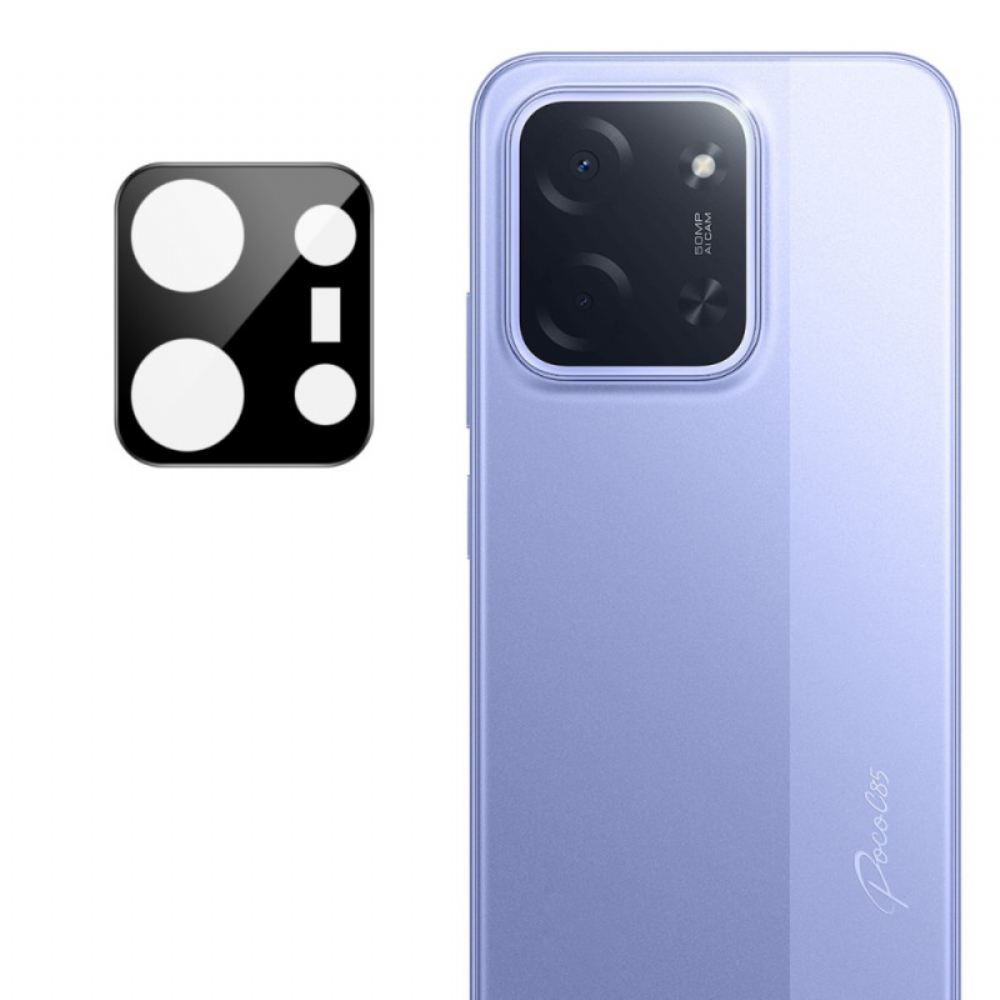 Ochranný Kryt Objektivu Z Tvrzeného Skla Pro Xiaomi Poco C85 (černá Verze)