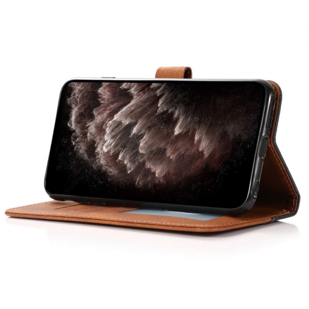 Peněženková Pouzdra Poco C85 Kryty Na Mobil Dvoubarevná