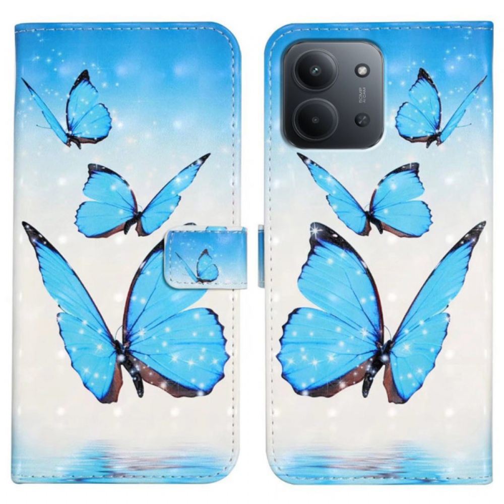 Peněženková Pouzdra Poco C85 Tři Motýli