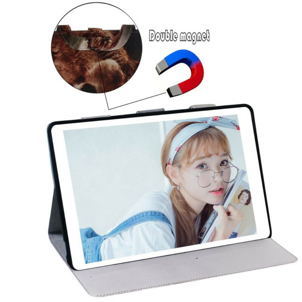 Flipové Pouzdro Na Samsung Galaxy Tab S6 Lite Lev S Rukojetí