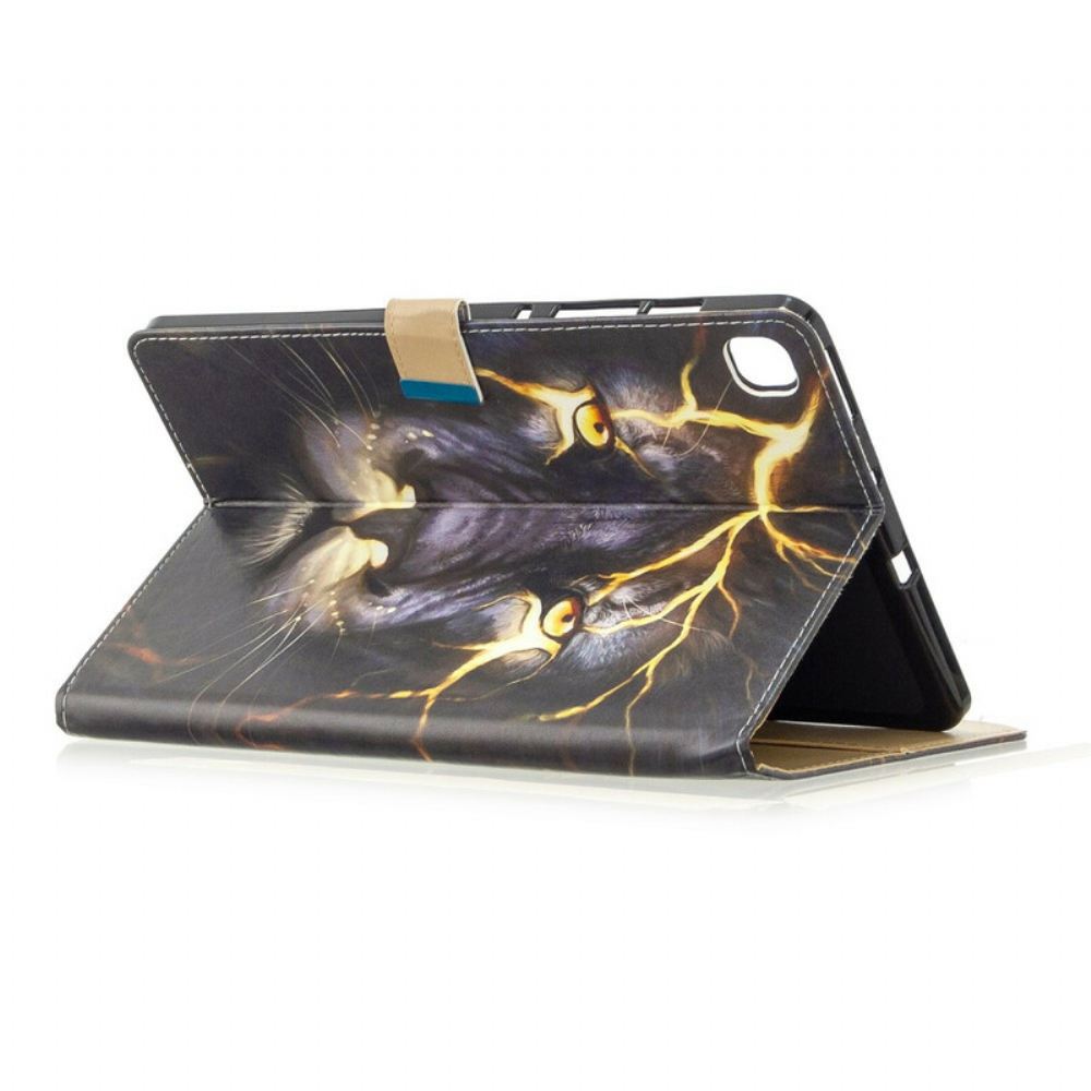 Flipové Pouzdro Na Samsung Galaxy Tab S6 Lite Lev V Ohni