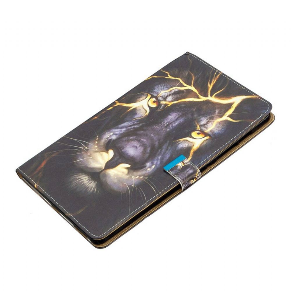 Flipové Pouzdro Na Samsung Galaxy Tab S6 Lite Lev V Ohni