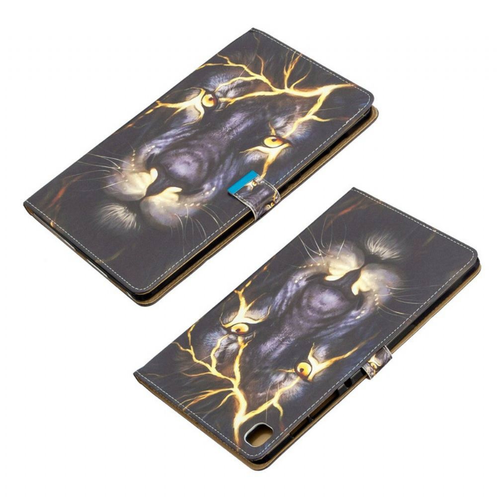 Flipové Pouzdro Na Samsung Galaxy Tab S6 Lite Lev V Ohni
