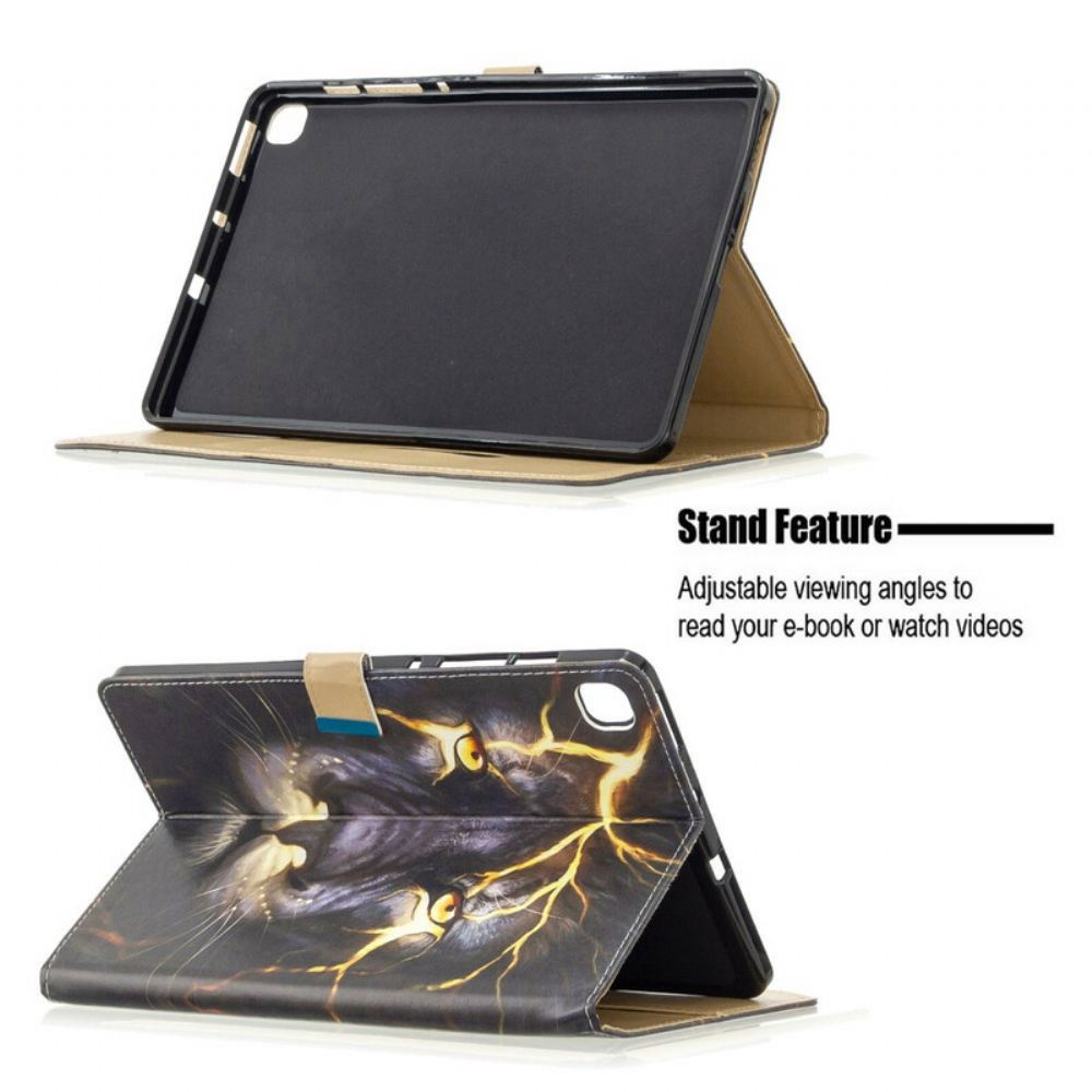 Flipové Pouzdro Na Samsung Galaxy Tab S6 Lite Lev V Ohni