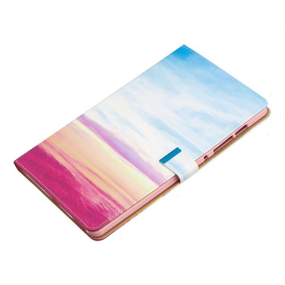 Flipové Pouzdro Na Samsung Galaxy Tab S6 Lite Obloha