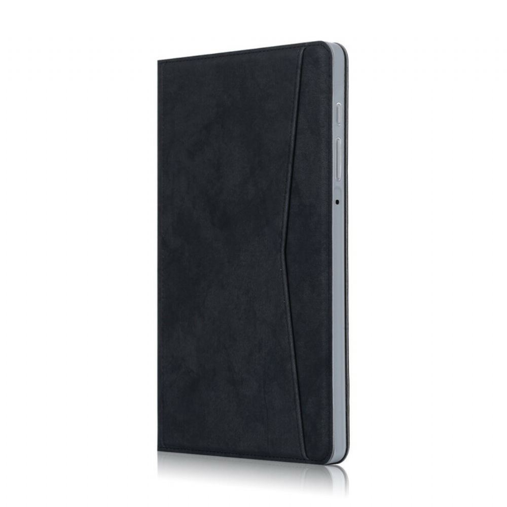 Kožené Pouzdro Folio Na Samsung Galaxy Tab S6 Lite Matná Umělá Kůže