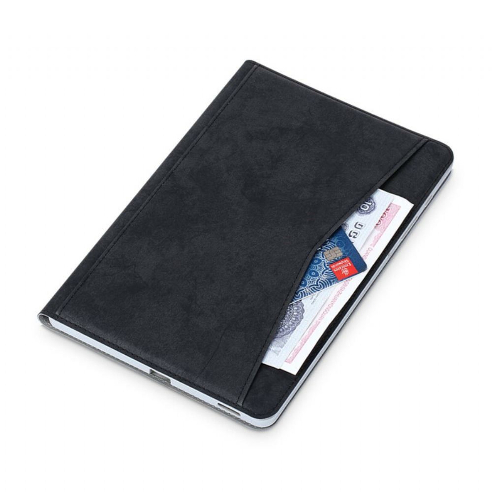 Kožené Pouzdro Folio Na Samsung Galaxy Tab S6 Lite Matná Umělá Kůže