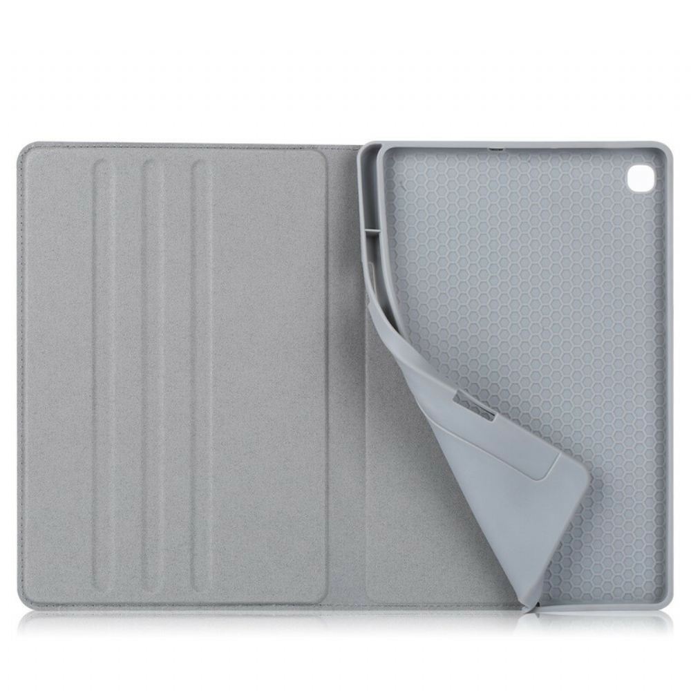 Kožené Pouzdro Folio Na Samsung Galaxy Tab S6 Lite Matná Umělá Kůže