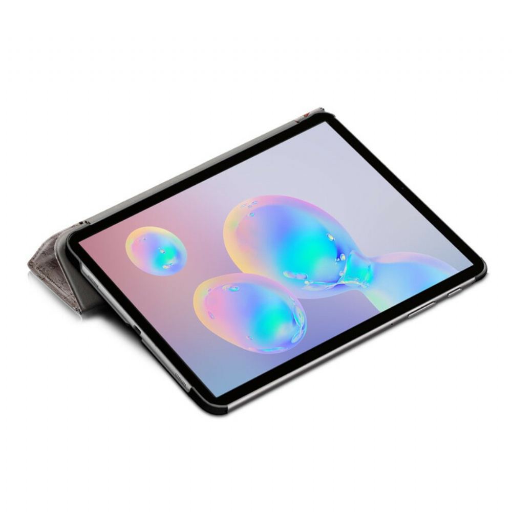 Kryty Na Mobil Na Samsung Galaxy Tab S6 Lite Vyztužená Retro Eiffelova Věž
