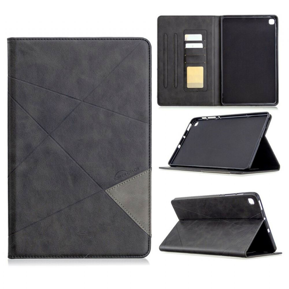 Pouzdra Na Samsung Galaxy Tab S6 Lite Efekt Geometrie Kůže