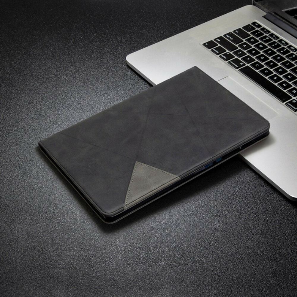 Pouzdra Na Samsung Galaxy Tab S6 Lite Efekt Geometrie Kůže