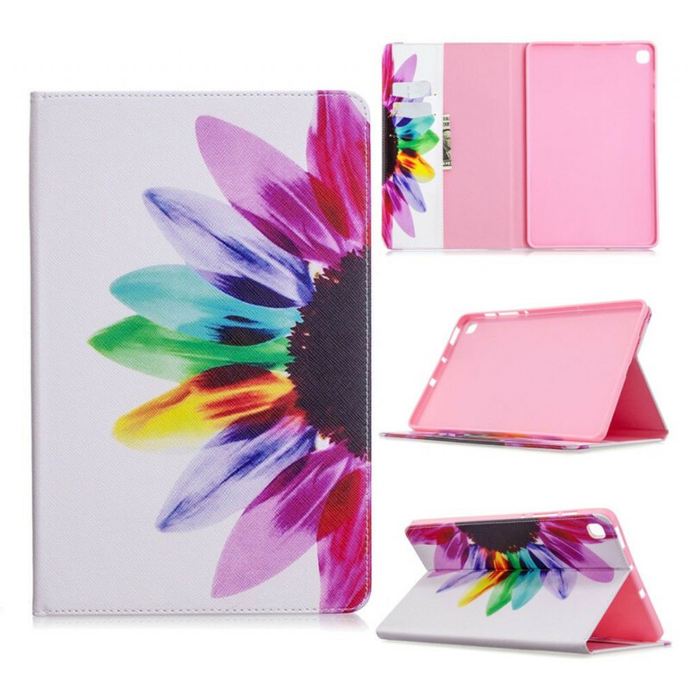 Pouzdra Na Samsung Galaxy Tab S6 Lite Květina Akvarelu