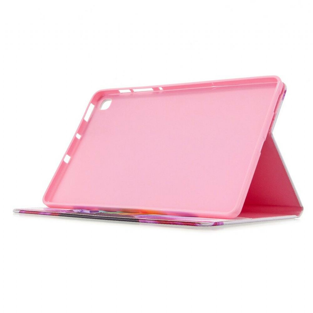 Pouzdra Na Samsung Galaxy Tab S6 Lite Květina Akvarelu