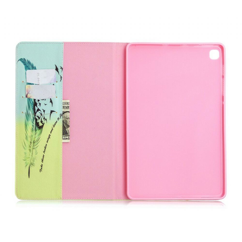 Pouzdra Na Samsung Galaxy Tab S6 Lite Naučte Se Létat S Perem