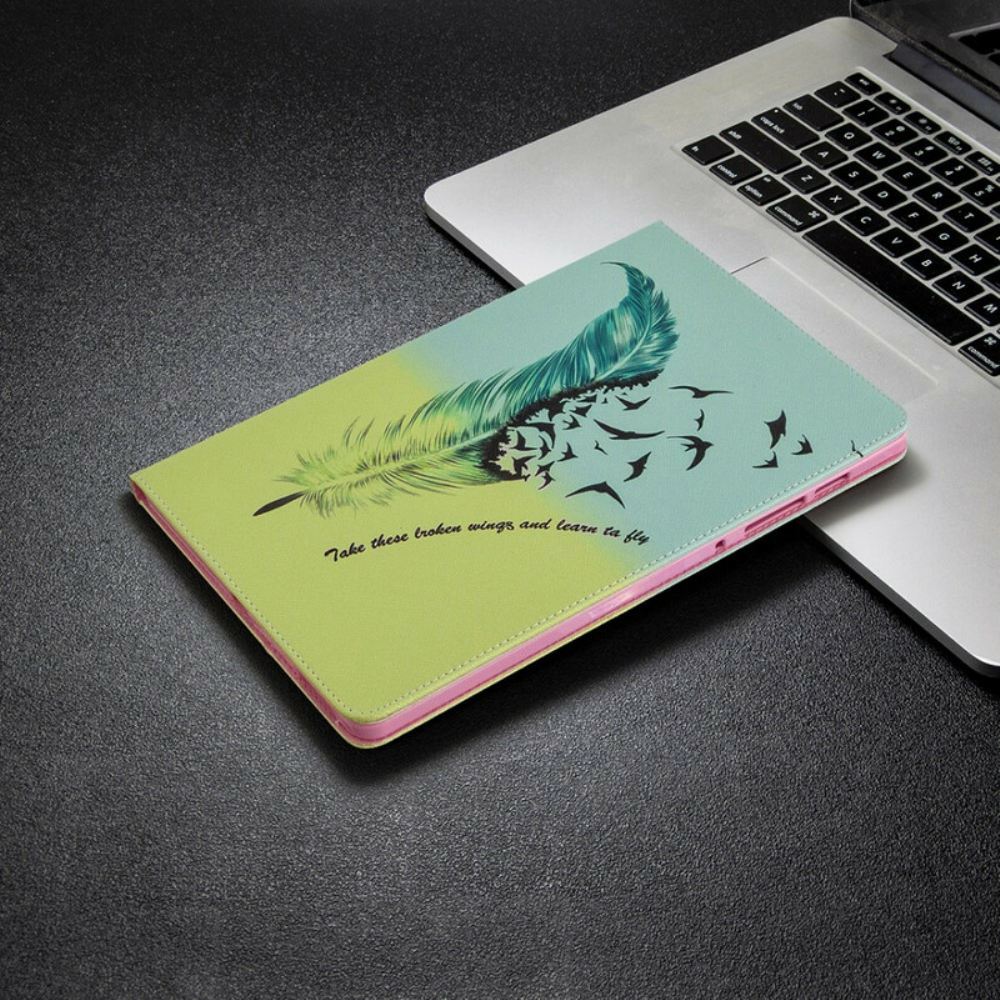 Pouzdra Na Samsung Galaxy Tab S6 Lite Naučte Se Létat S Perem
