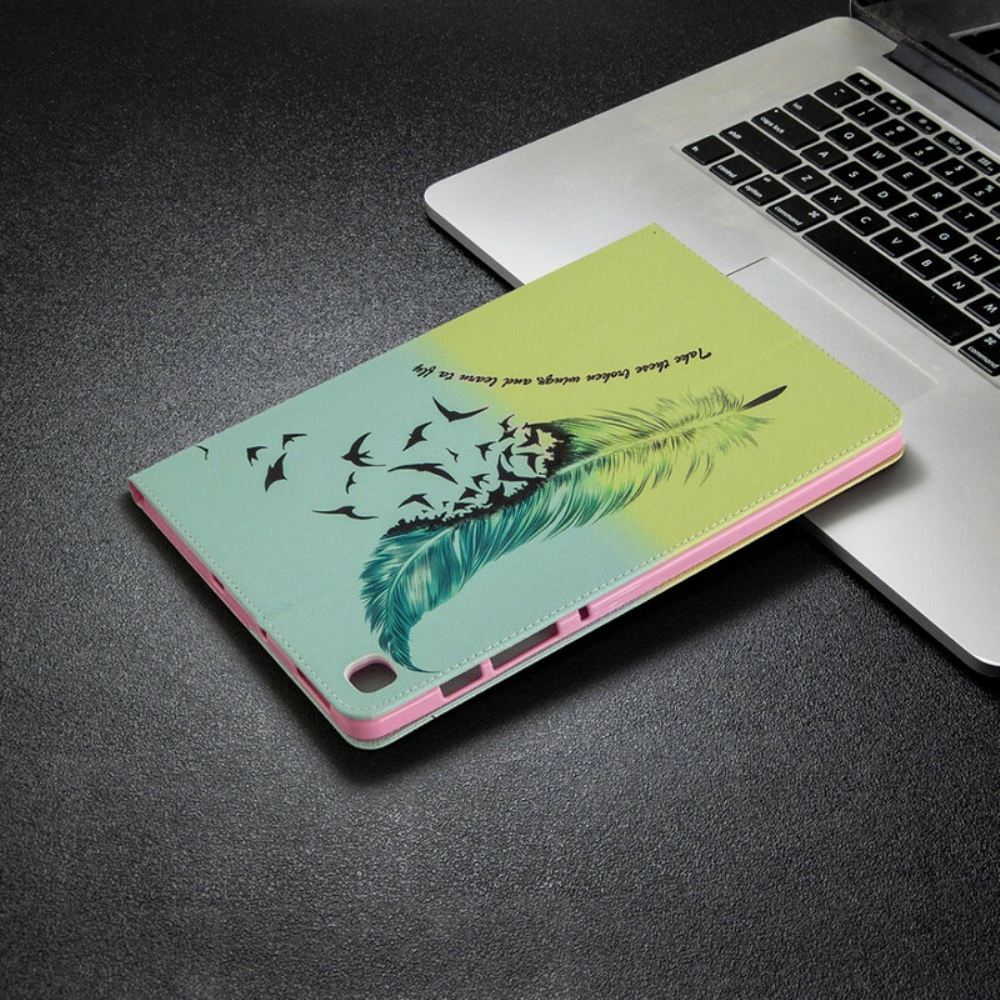 Pouzdra Na Samsung Galaxy Tab S6 Lite Naučte Se Létat S Perem
