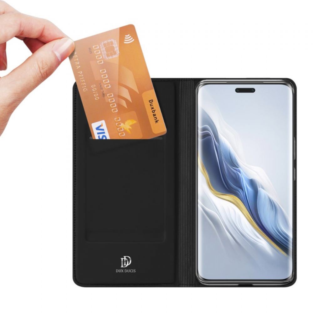 Kožené Pouzdro Folio Honor Magic 6 Pro Skin Pro Series Dux Ducis