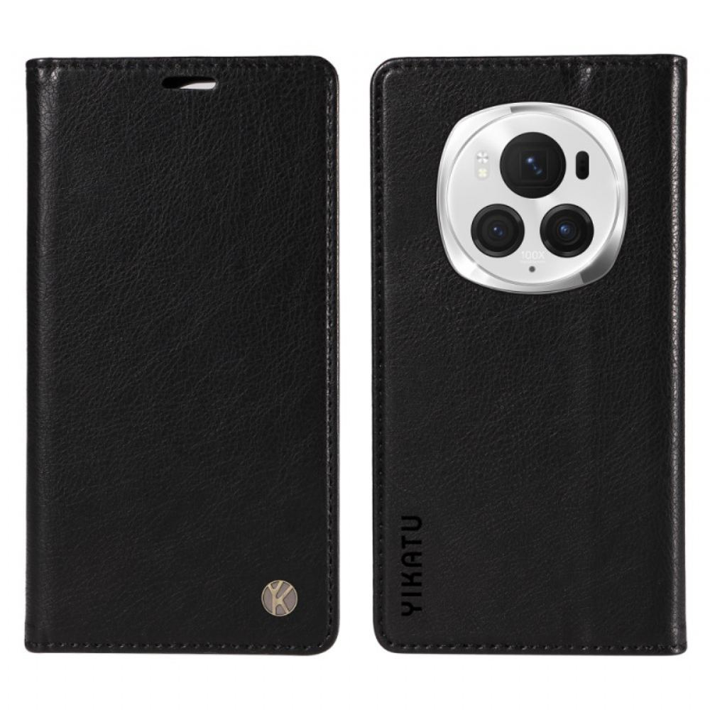 Kožené Pouzdro Folio Honor Magic 6 Pro Yikatu
