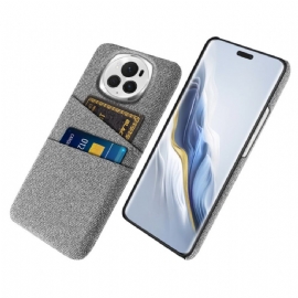 Kryt Honor Magic 6 Pro Kryty Na Mobil Fabric Double Card Holder