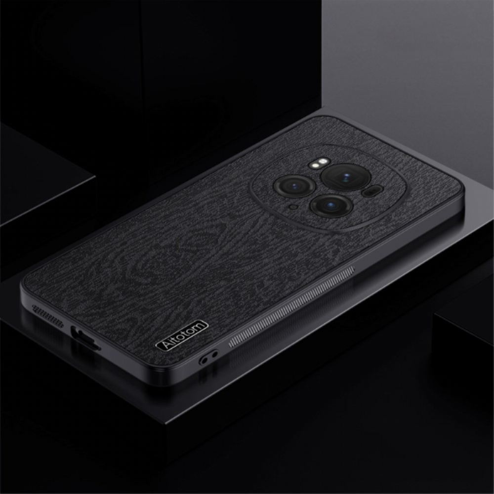 Kryt Honor Magic 6 Pro Textura Dřeva