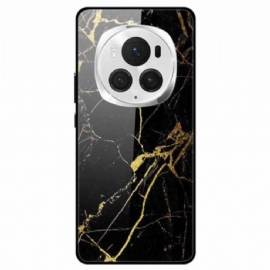 Kryt Na Honor Magic 6 Pro Mramorový Vzor Z Tvrzeného Skla