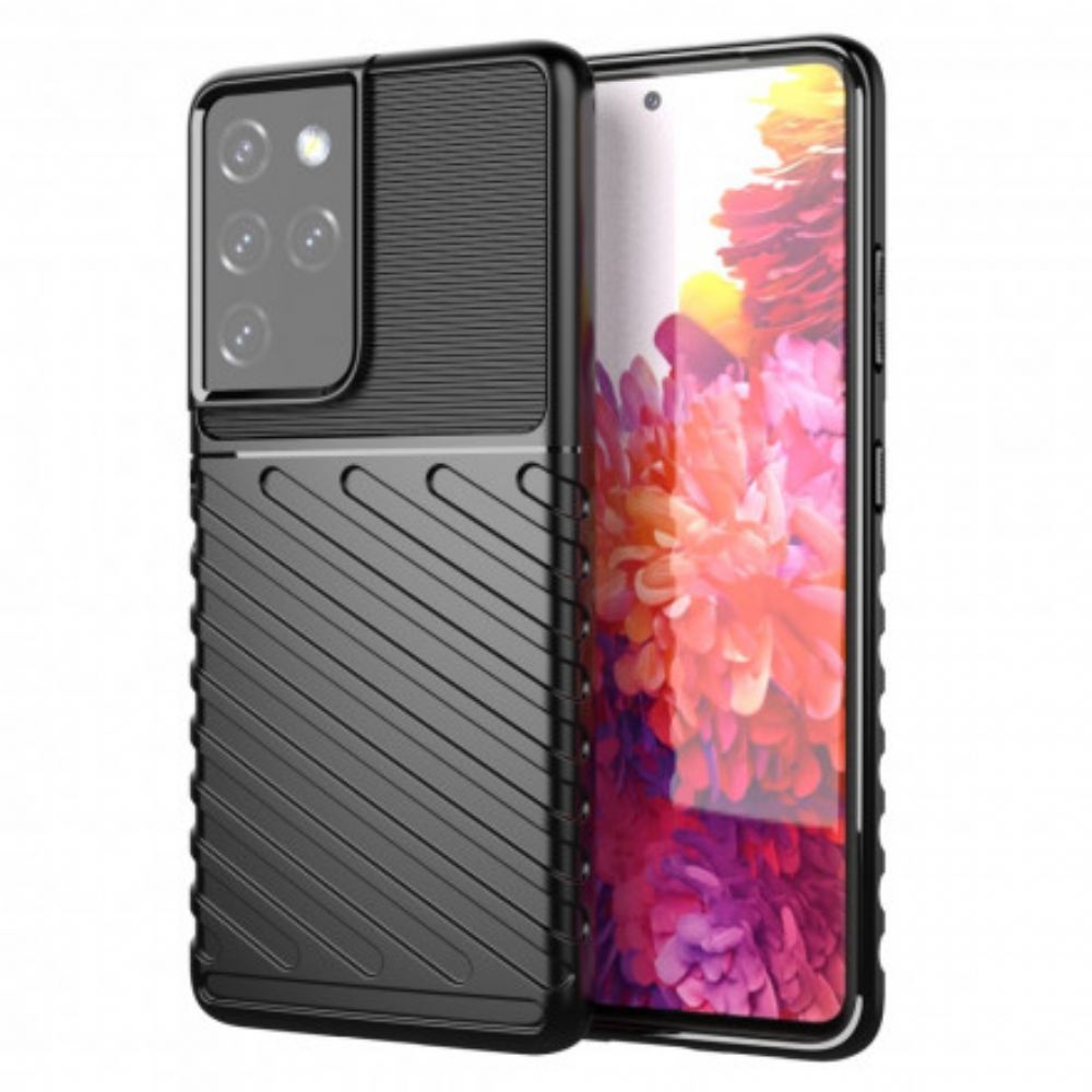 Kryt Na Samsung Galaxy S21 Ultra 5G Hromová Řada