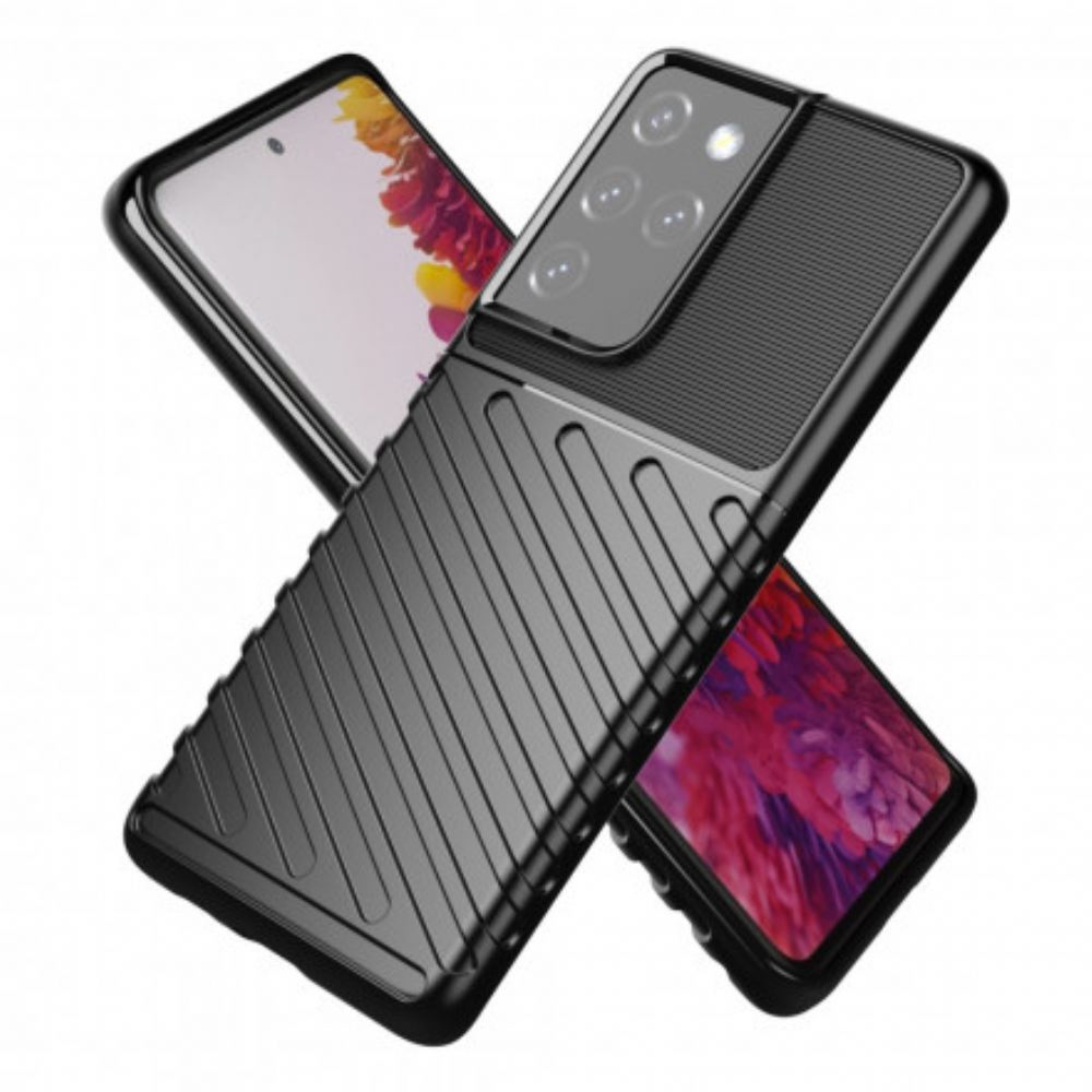 Kryt Na Samsung Galaxy S21 Ultra 5G Hromová Řada