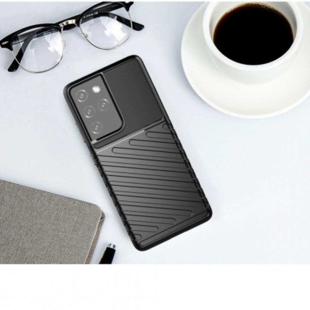 Kryt Na Samsung Galaxy S21 Ultra 5G Hromová Řada
