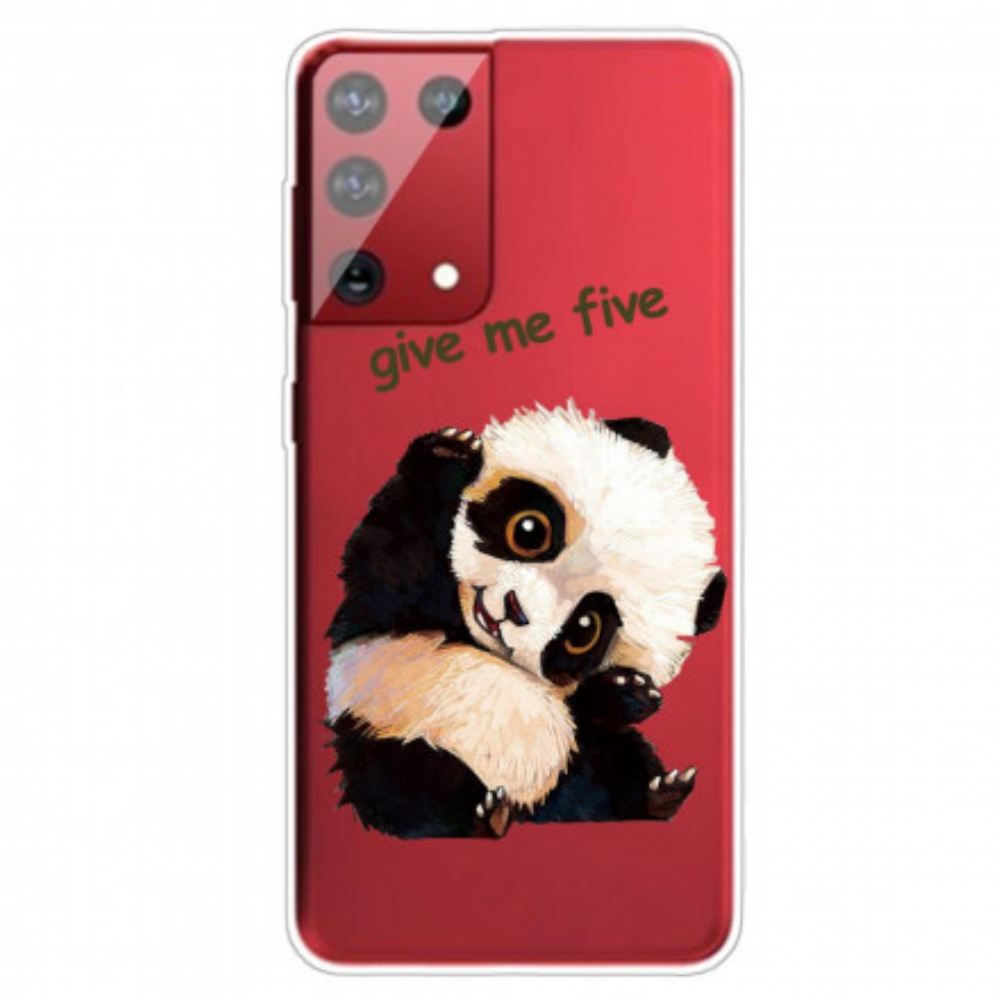 Kryt Na Samsung Galaxy S21 Ultra 5G Panda Dej Mi Pětku