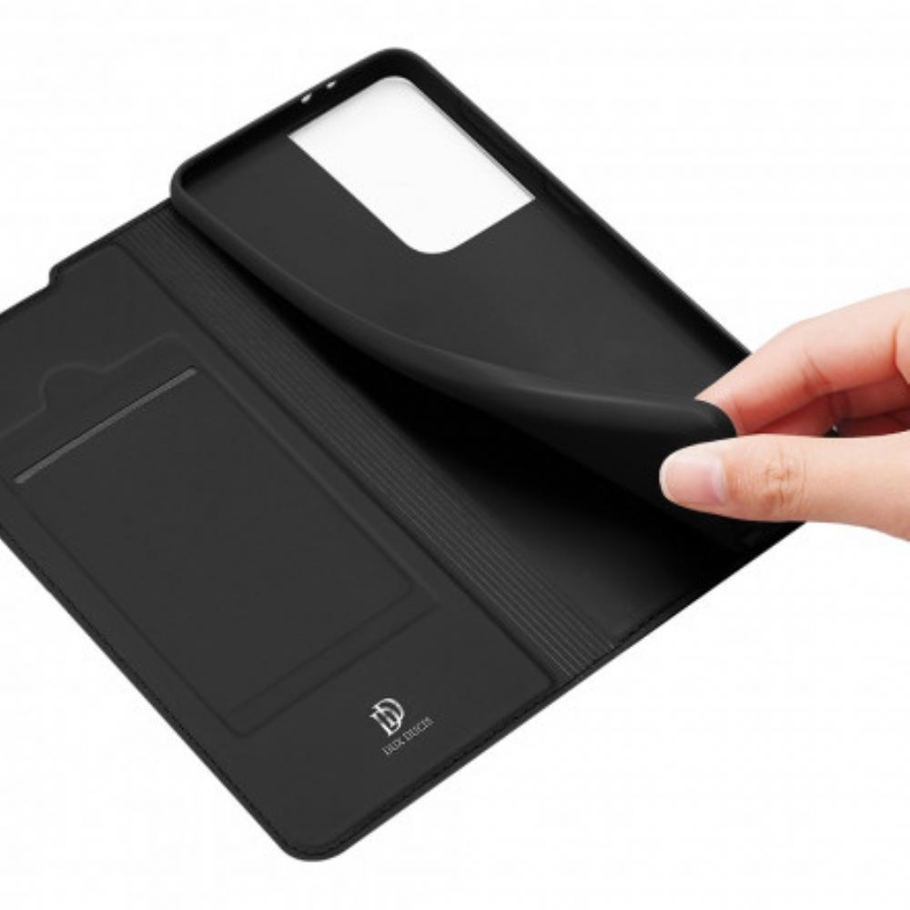 Kryty Na Mobil Na Samsung Galaxy S21 Ultra 5G Flipové Pouzdro Skin Pro Dux Ducis