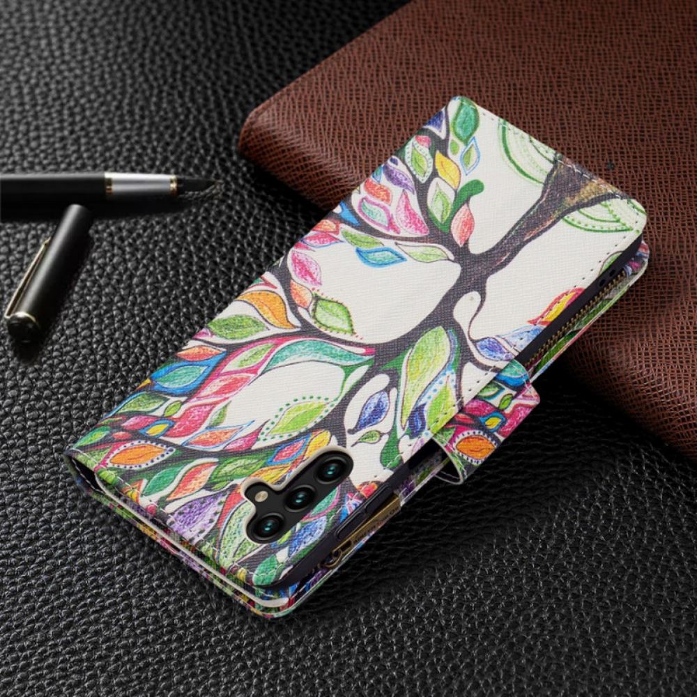 Flipové Pouzdro Na Samsung Galaxy A13 5G Kapsa Na Stromeček Na Zip