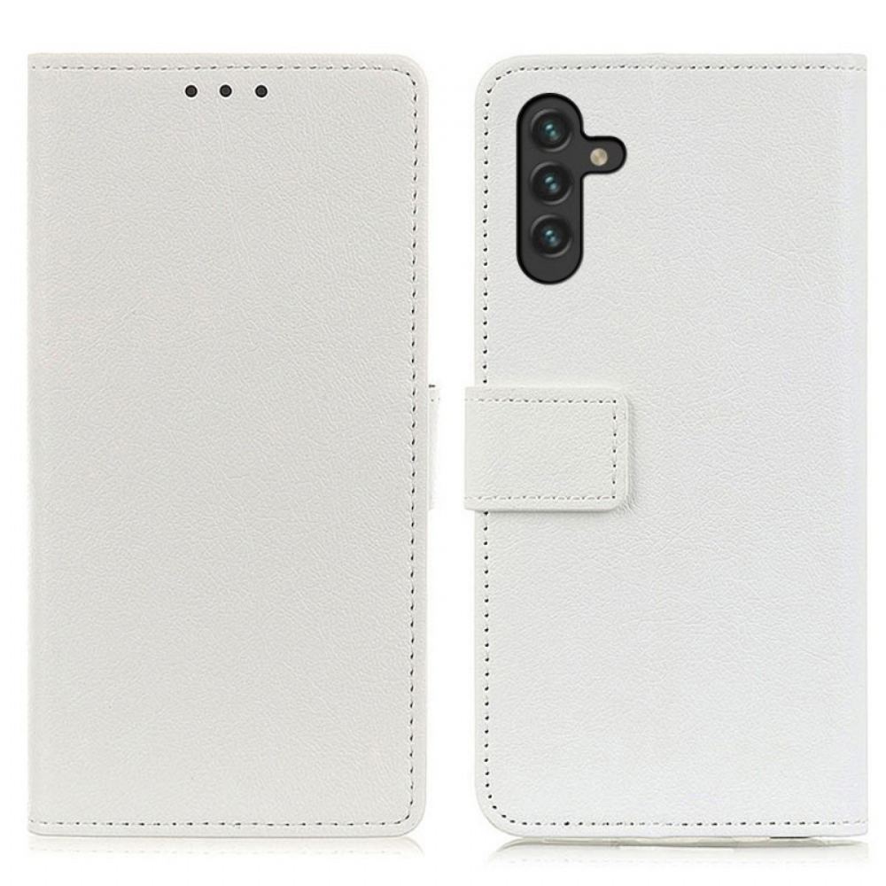 Flipové Pouzdro Na Samsung Galaxy A13 5G Klasický Kožený Efekt