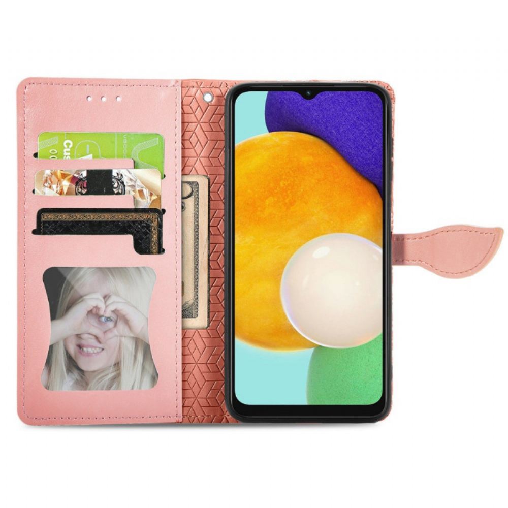 Flipové Pouzdro Na Samsung Galaxy A13 5G Kmenové Listy