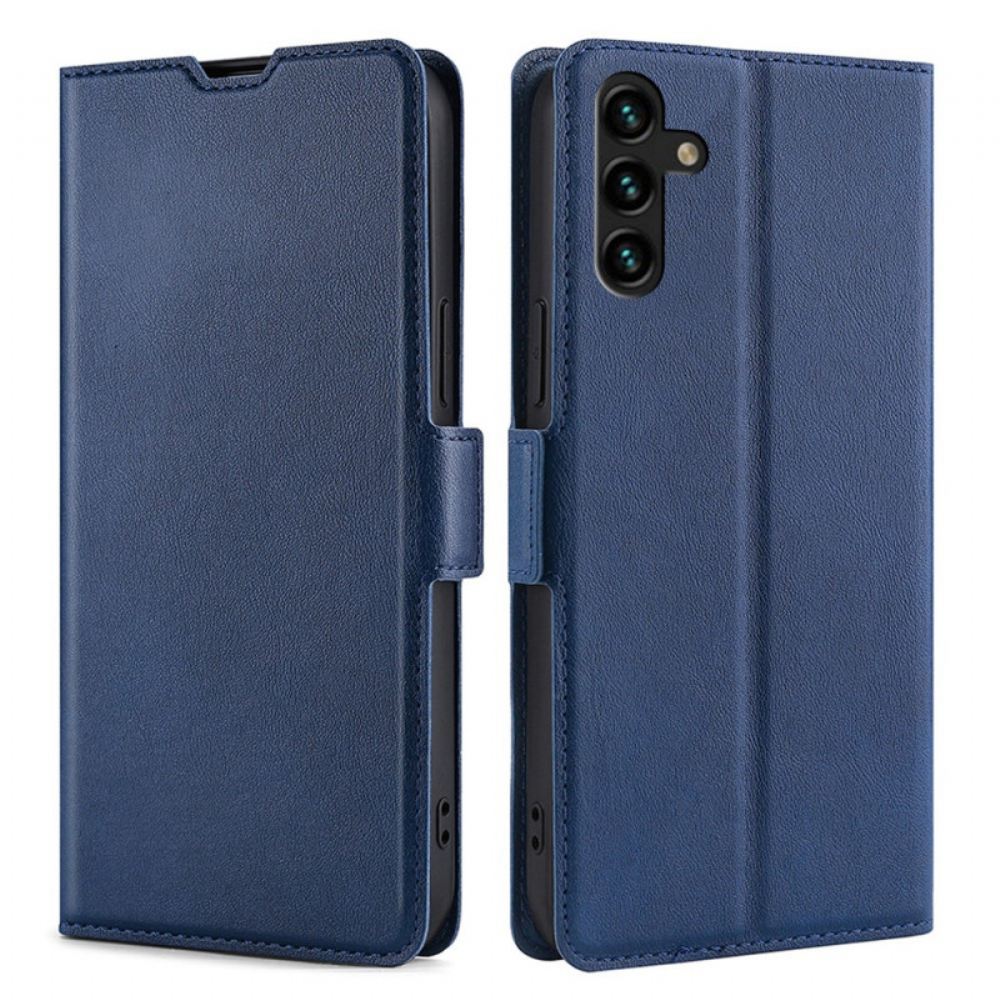 Flipové Pouzdro Na Samsung Galaxy A13 5G Kožené Pouzdro Klapka S Dvojitým Designem