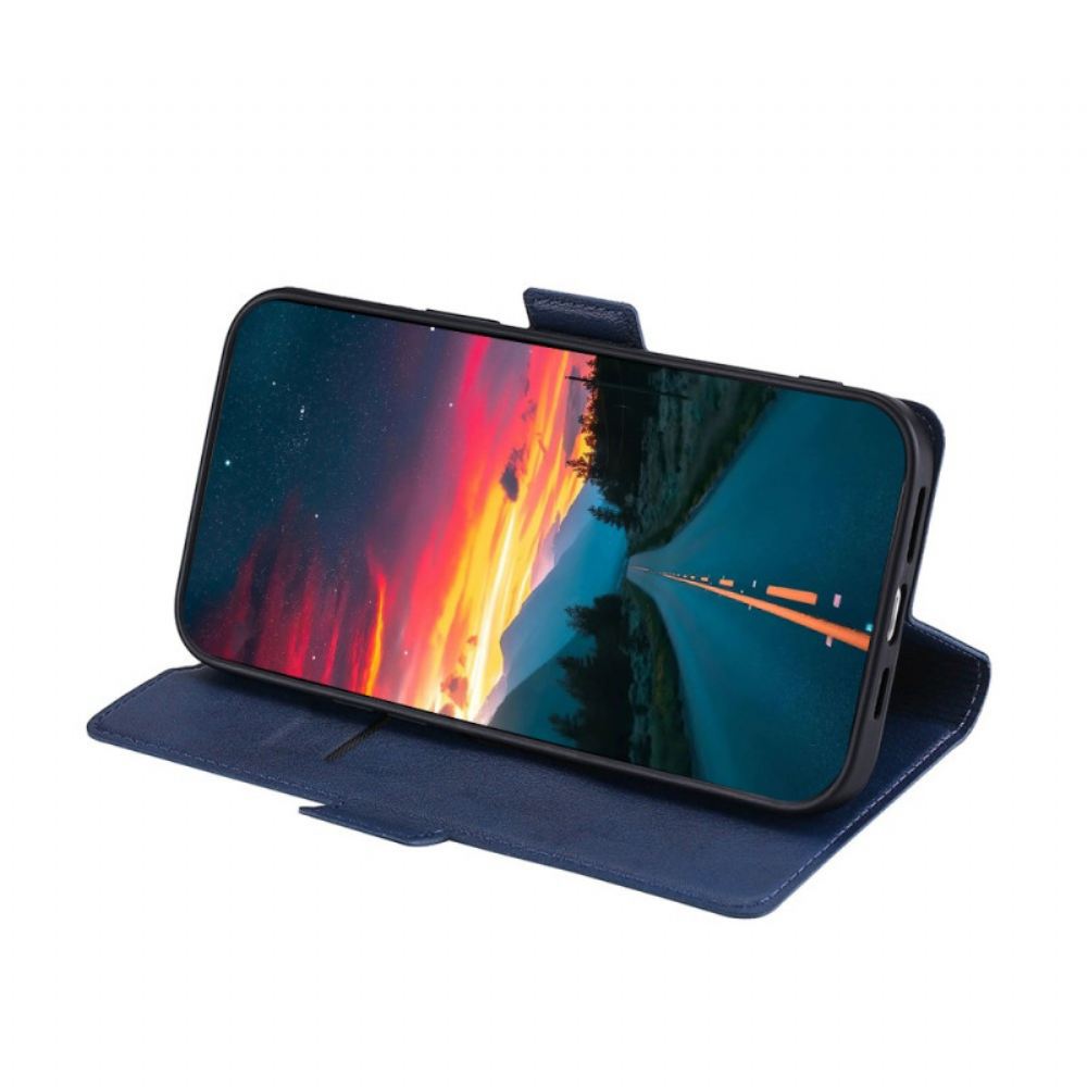 Flipové Pouzdro Na Samsung Galaxy A13 5G Kožené Pouzdro Klapka S Dvojitým Designem