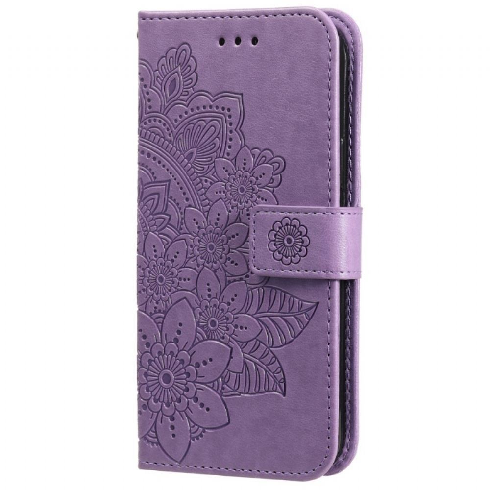 Flipové Pouzdro Na Samsung Galaxy A13 5G Květinová Mandala