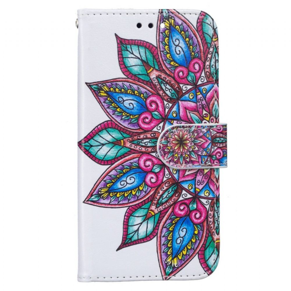Flipové Pouzdro Na Samsung Galaxy A13 5G Nakreslená Mandala