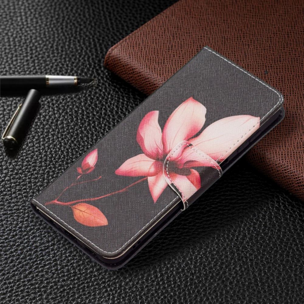 Flipové Pouzdro Na Samsung Galaxy A13 5G Růžový Květ