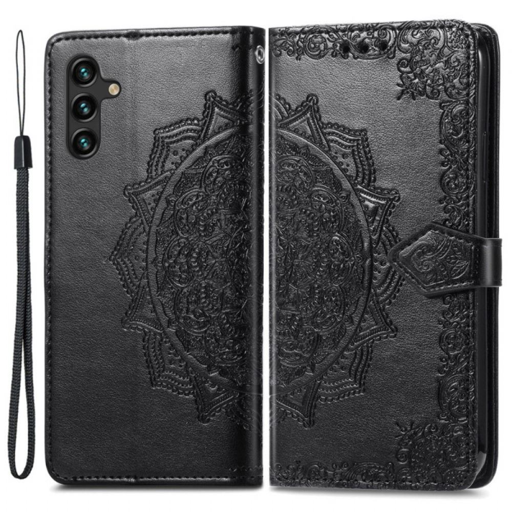 Flipové Pouzdro Na Samsung Galaxy A13 5G Středověká Mandala