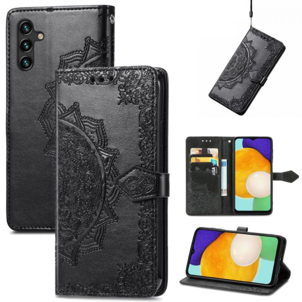 Flipové Pouzdro Na Samsung Galaxy A13 5G Středověká Mandala