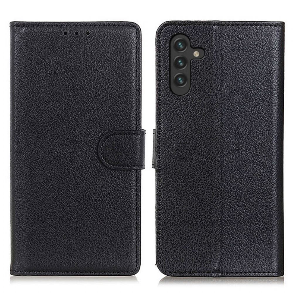 Flipové Pouzdro Na Samsung Galaxy A13 5G Textura Liči