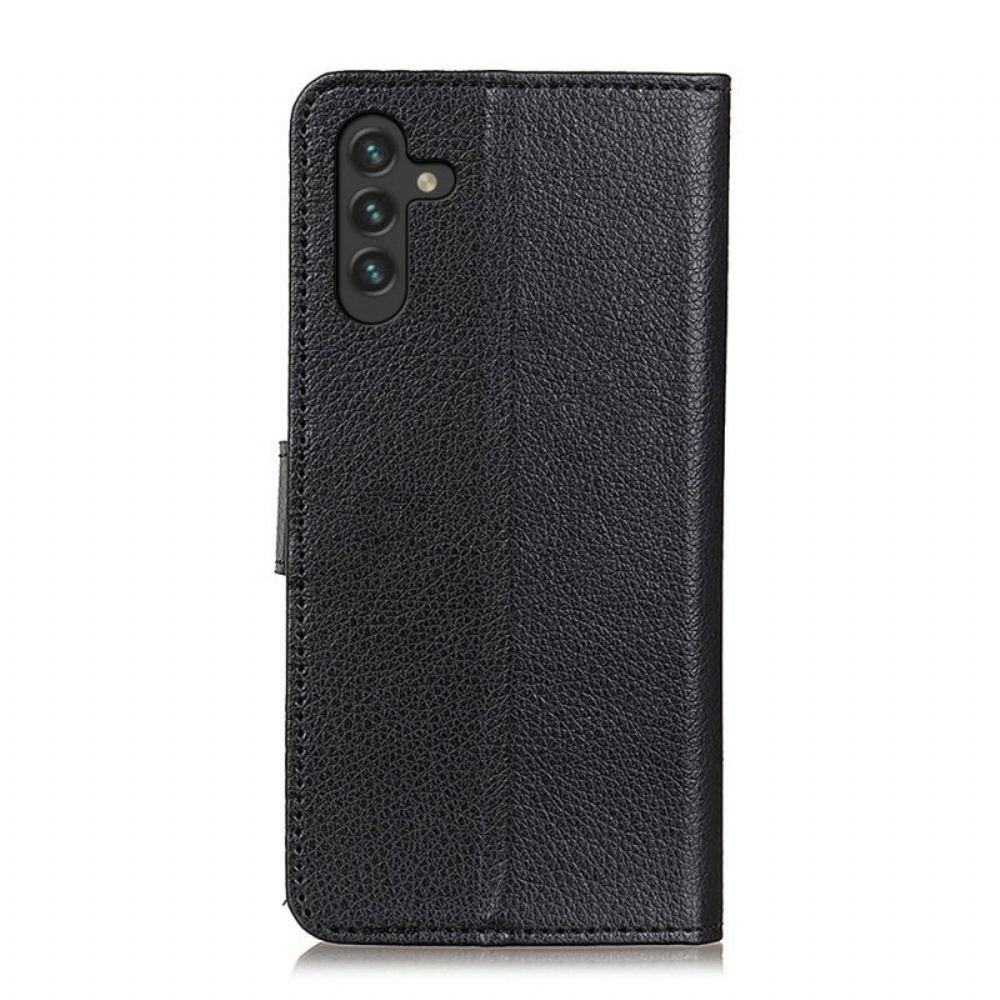 Flipové Pouzdro Na Samsung Galaxy A13 5G Textura Liči