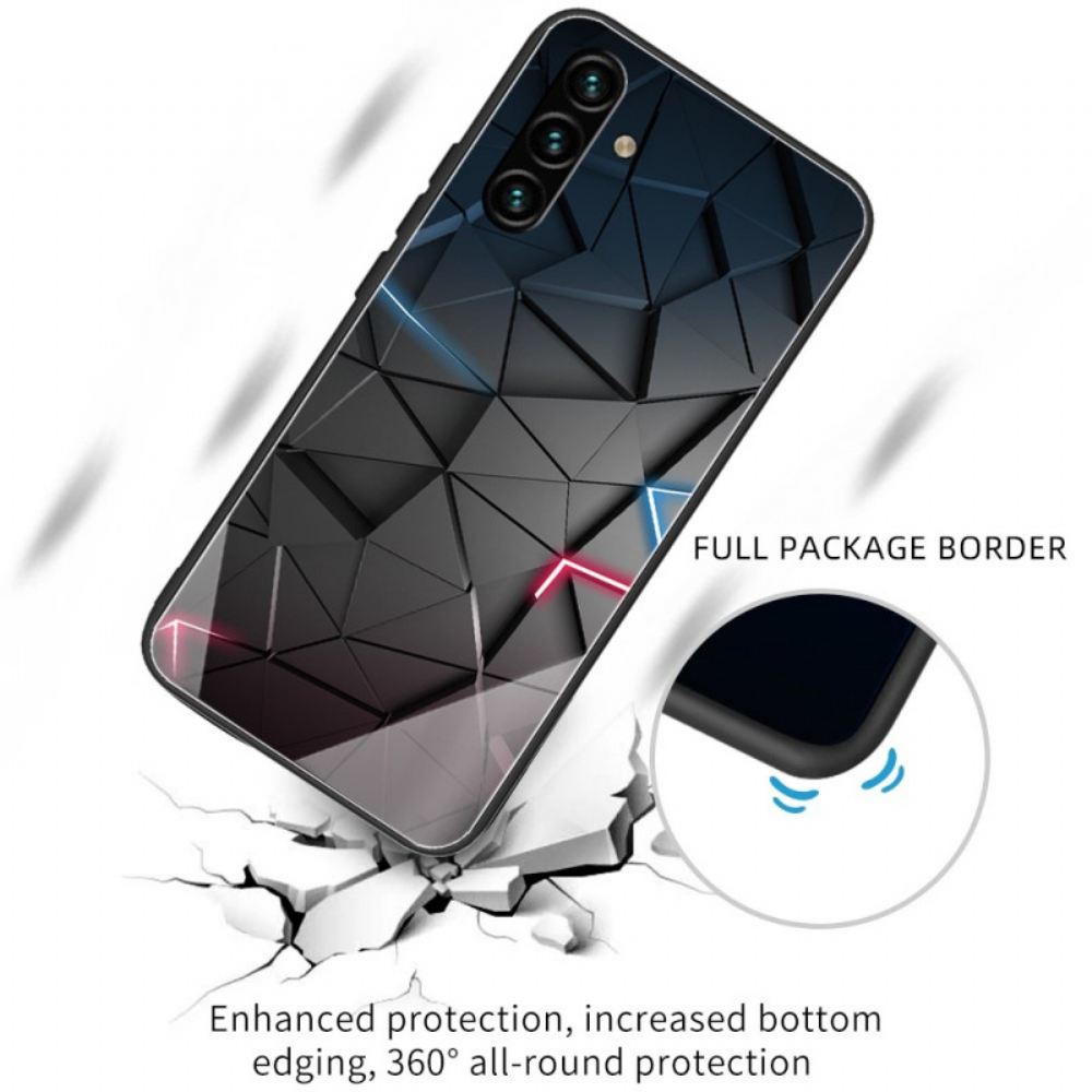 Kryt Na Samsung Galaxy A13 5G Geometrie Z Tvrzeného Skla