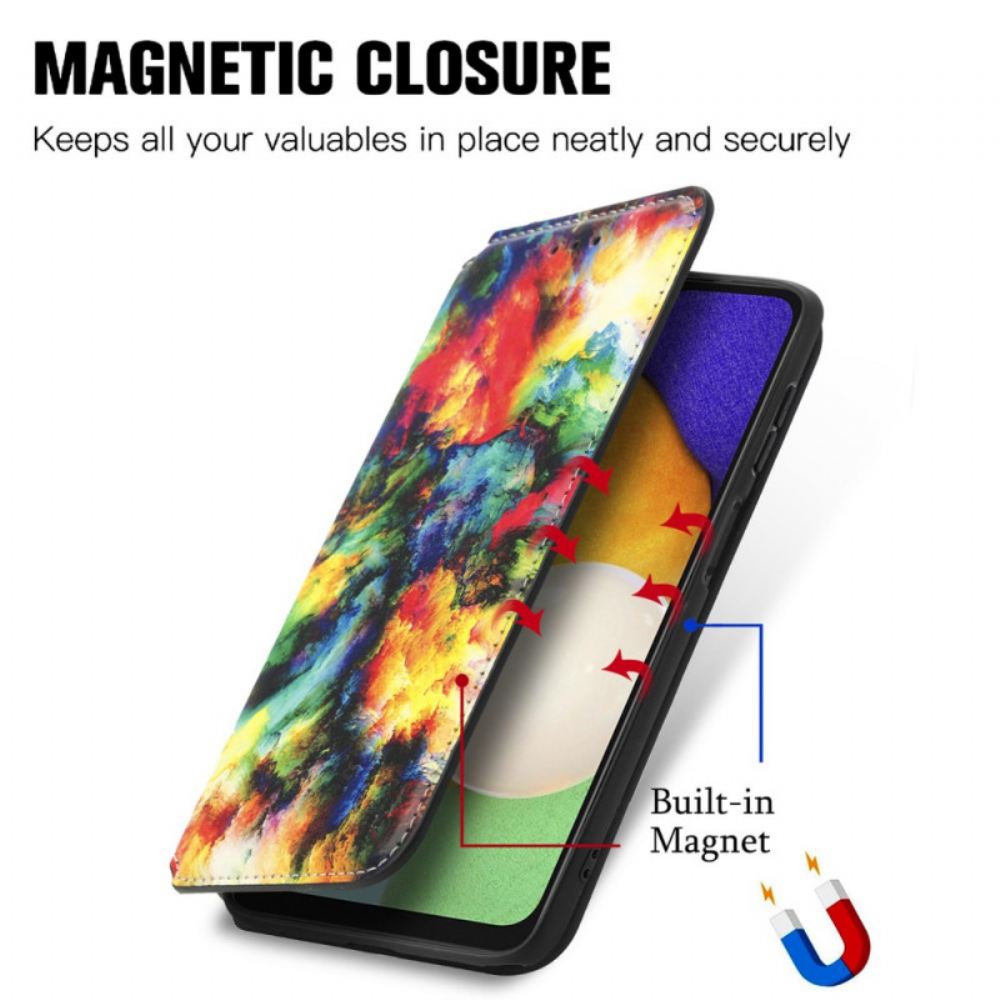 Kryty Na Mobil Na Samsung Galaxy A13 5G Flipové Pouzdro Design Caseneo Rfid