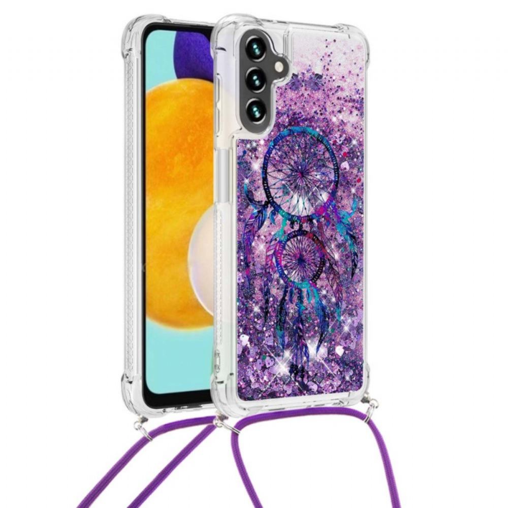 Kryty Na Mobil Na Samsung Galaxy A13 5G Na Lana Třpytivý Lapač Snů